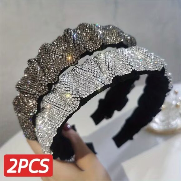 TWO FESTIVE HEADBANDS FOR - Picture 1 of 2